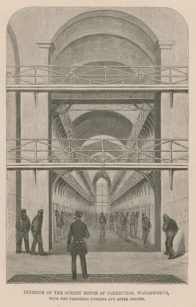 Interieur van het Surrey House of Correction door English School