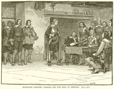 Ontmoeting tussen Charles en de Graaf van Denbigh door English School
