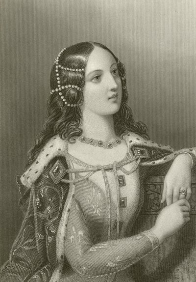 Isabella van Valois, tweede vrouw van koning Richard II door English School