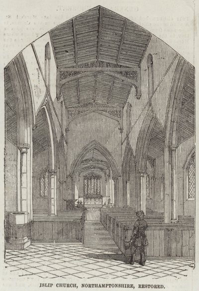 Islip Kerk, Northamptonshire, gerestaureerd door English School