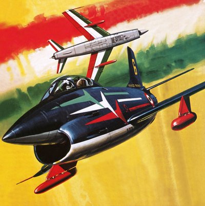 Italiaans aerobatisch team door English School