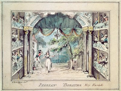 Italiaans theater, Haymarket door English School