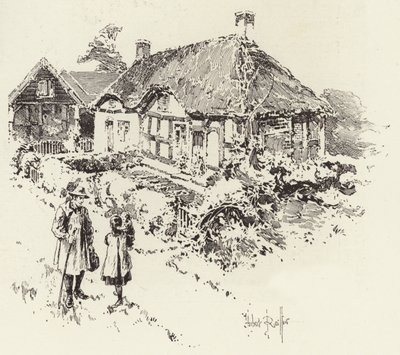 Het huis van Izaak Walton door English School