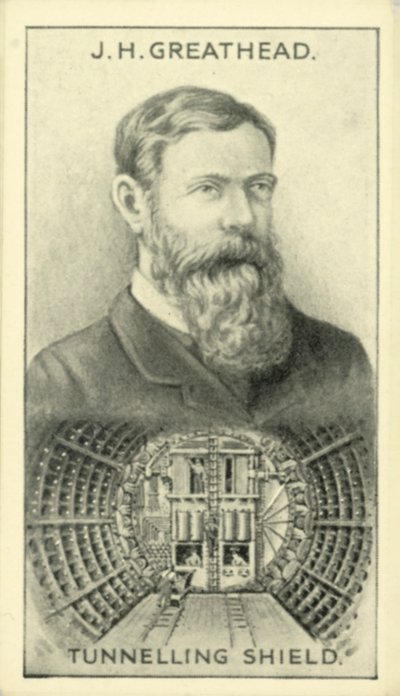 JH Greathead, Tunnelschild (litho) door English School