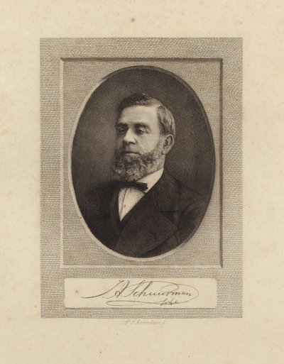 J A Schurman door English School