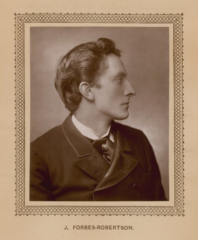 J Forbes-Robertson, van een speciaal voor The Theatre genomen foto door English School