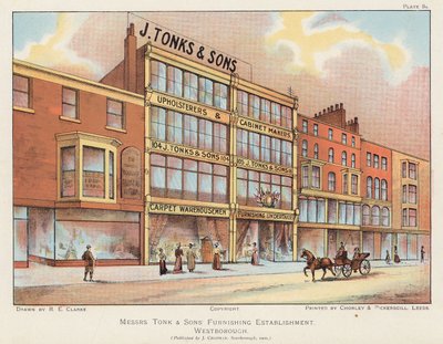 J Tonks & Sons meubelwinkel, Scarborough door English School
