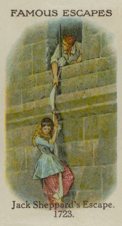Jack Sheppards ontsnapping, 1723 door English School
