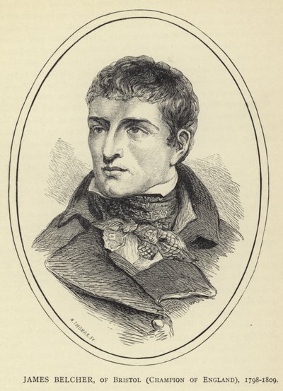James Belcher, uit Bristol, Kampioen van Engeland, 1798-1809 door English School