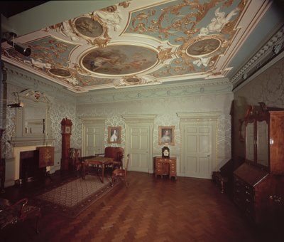 James Gibbs Salon uit Henrietta Place, c.1728 door English School
