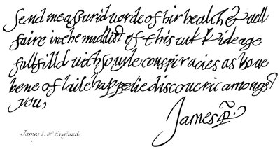 James I van Engeland door English School