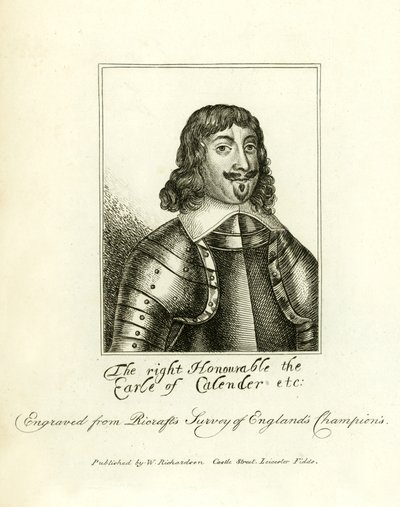 James Levingston, Graaf van Calendar door English School