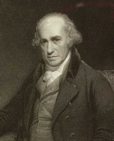 James Watt (1736-1819) door English School