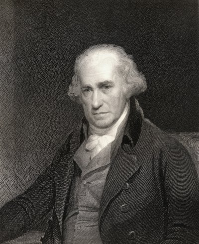 James Watt (1736-1819) uit Gallery of Portraits, gepubliceerd in 1833 door English School