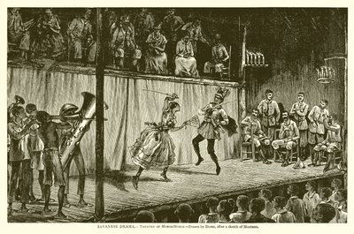 Javaans Drama--Theater van Moros-Moros door English School