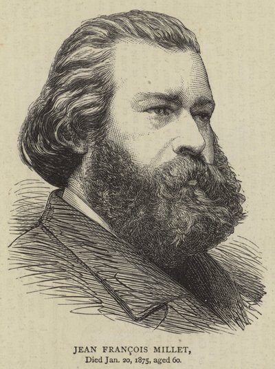 Jean Francois Millet (gravure) door English School
