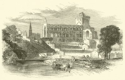 Jedburgh Abdij door English School
