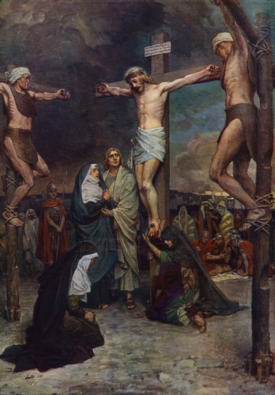 Jezus aan het kruis door English School