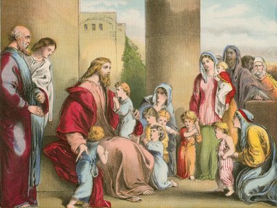 Jezus en de kleine kinderen door English School
