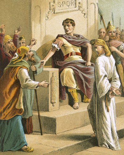 Jezus voor Pilatus door English School