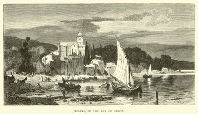 Jezzano, in de Baai van Spezia door English School