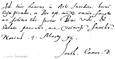 Joachim Camerarius door English School