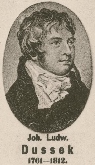 Johann Ludwig Dussek door English School