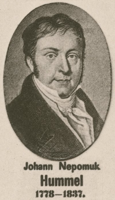 Johann Nepomuk Hummel door English School