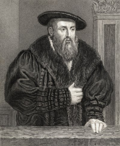 Johannes Kepler (1571-1630) uit Gallery of Portraits, gepubliceerd in 1833 door English School