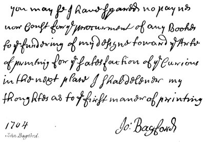 John Bagford door English School