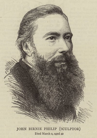 John Birnie Philip, Beeldhouwer door English School