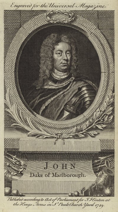 John, hertog van Marlborough door English School