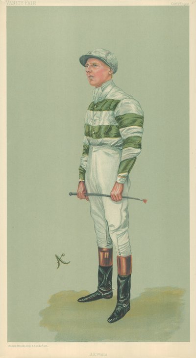 John E Watts, 1 oktober 1903, Vanity Fair cartoon door English School