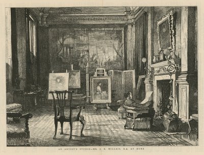 John Everett Millais thuis door English School