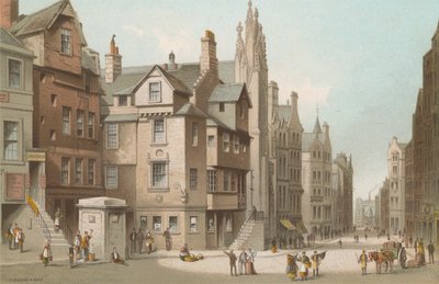 Huis van John Knox en Canongate - Edinburgh door English School