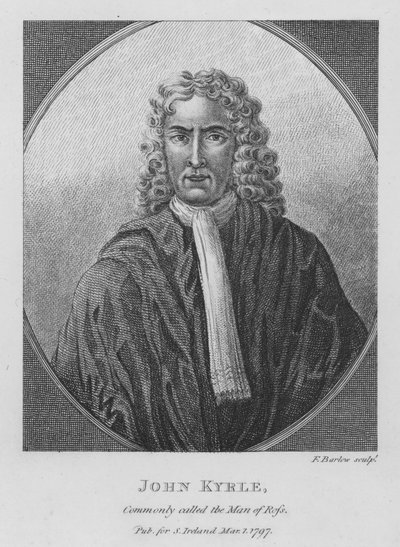 John Kyrle, bekend als de Man van Ross, Engelse filantroop door English School