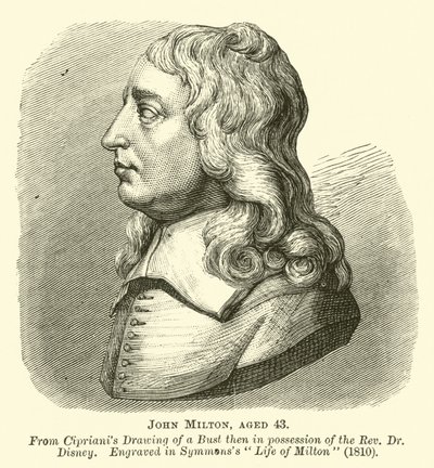 John Milton, 43 jaar oud door English School