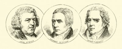 John Newton; Zachary Macaulay; Henry Thornton door English School