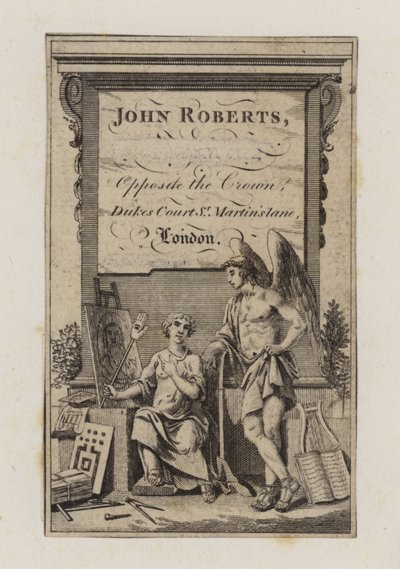 John Roberts, handelskaart door English School