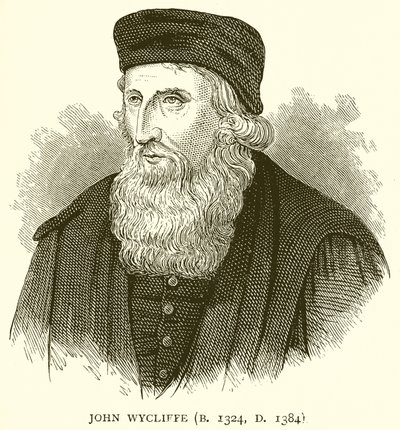 John Wycliffe (geb. 1324, gest. 1384) door English School