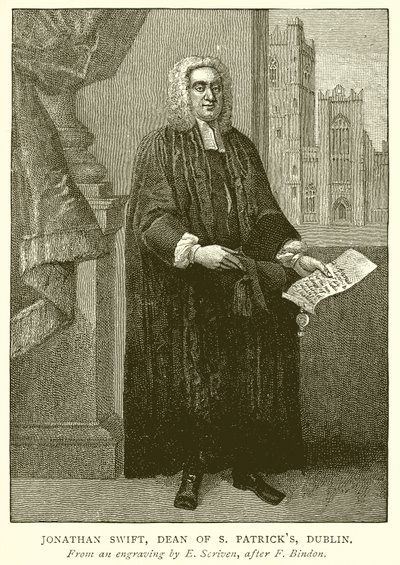 Jonathan Swift, Decaan van S. Patricks, Dublin door English School