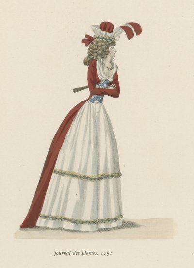 Journal des Dames, 1791 door English School
