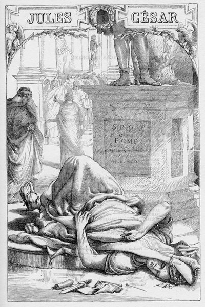 Julius Caesar - De tragedie van Julius Caesar - Illustratie in 