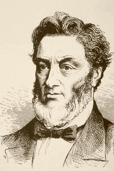 Jules Favre (litho) door English School