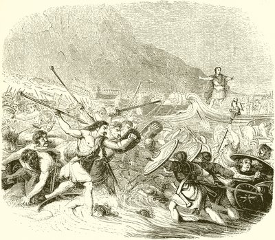 Julius Caesars invasie van Brittannië door English School