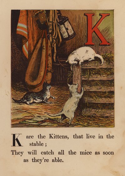 K, Kittens door English School