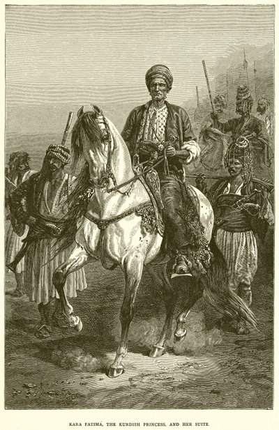 Kara Fatima, de Koerdische Prinses, en haar Suite door English School
