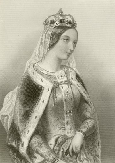 Catherine van Valois, koningin van koning Hendrik V door English School