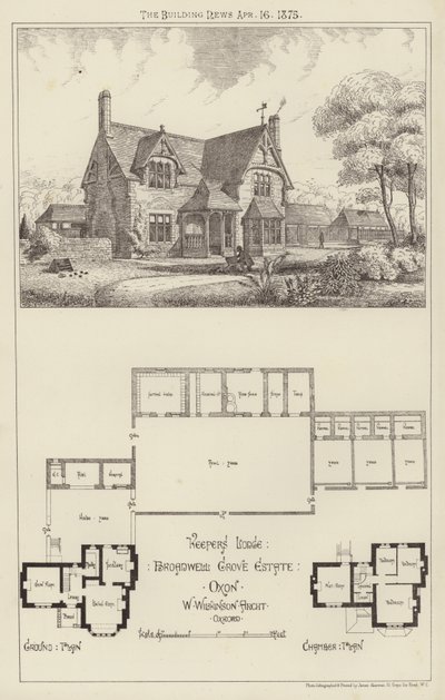 Beheerdersloge, Broadwell Grove Estate, Oxon door English School