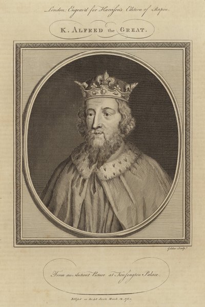 Koning Alfred de Grote door English School